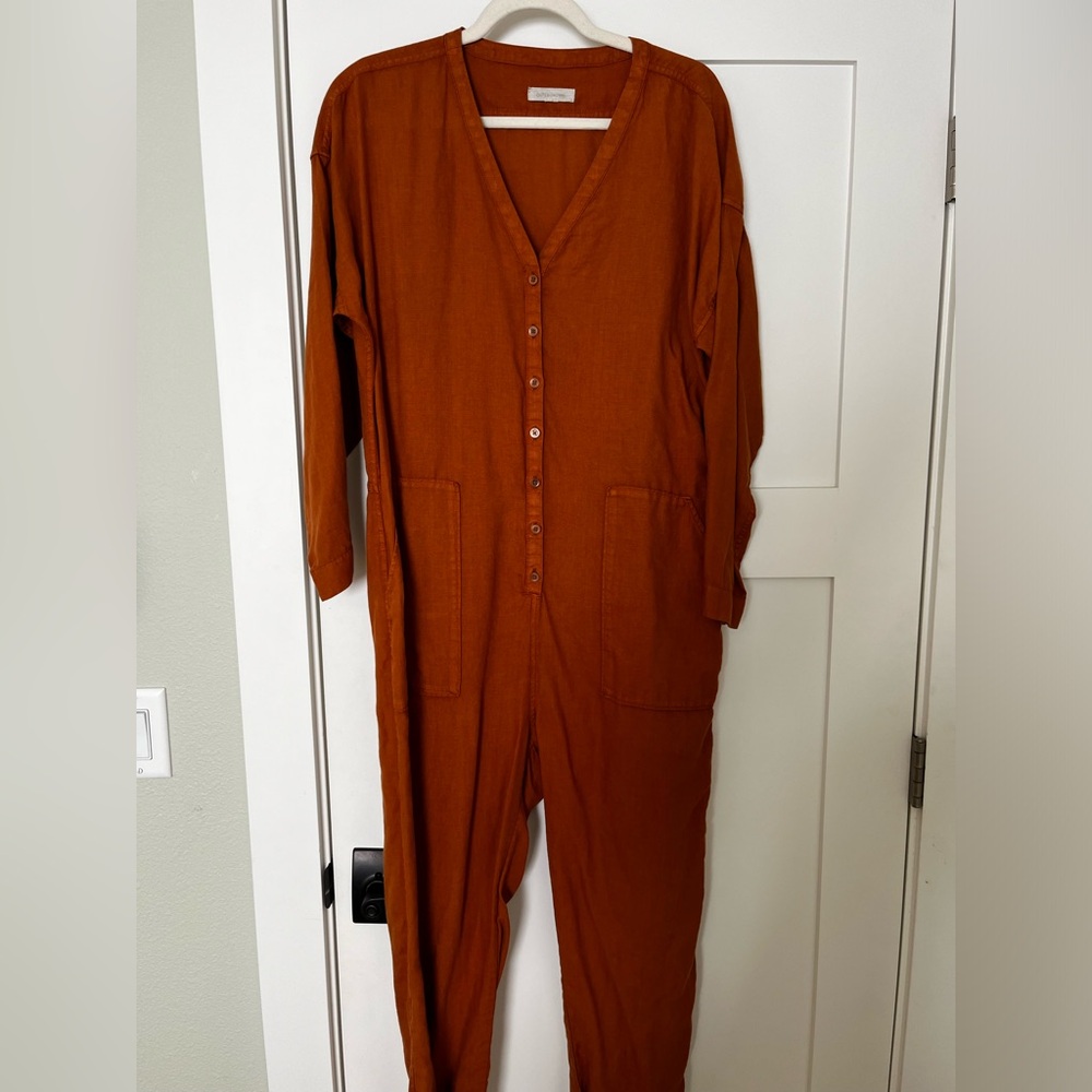Outerknown Full Length Linen Jumpsuit